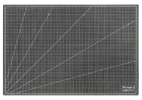 Vantage Schneidematte A1 (60 x 90 cm, selbstheilend, beidseitig nutzbar, mit Raster) schwarz von Vantage