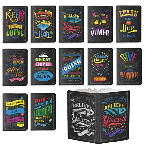 12 Packungen inspirierende Notizbücher, motivierender kleiner Notizblock im Taschenformat, Mini-Geschenk-Notizblöcke, inspirierendes Notizbuch für Schule, Büro, Zuhause, Reisen (12 Designs, 12.5x8cm) 12 Packungen inspirierende Notizbücher, motivierender kleiner Notizblock im Taschenformat, Mini-Geschenk-Notizblöcke, inspirierendes Notizbuch für Schule, Büro, Zuhause, Reisen (12 Designs, 12.5x8cm) von Vantasii