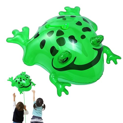 Varatiktok Froschspielzeug,Froschspielzeug für Kinder | Großer springender, leuchtender Frosch-Schildkröten-Krötenballon | Cartoon-Dschungel-Tierspielzeug, lustige Kinder-Partygeschenke, von Varatiktok