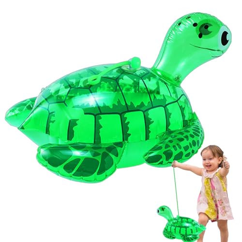 Varatiktok Schildkrötenspielzeug, aufblasbarer Frosch - Großer springender, leuchtender Frosch-Schildkröten-Krötenballon | Cartoon-Dschungel-Tierspielzeug, lustige Kinder-Partygeschenke, von Varatiktok