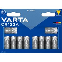 10 VARTA Batterien CR123A Fotobatterie 3,0 V von Varta