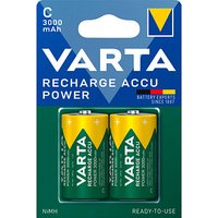 2 VARTA Akkus RECHARGE ACCU Power Baby C 3.000 mAh von Varta