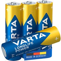 4 VARTA Batterien LONGLIFE Power Mignon AA 1,5 V von Varta