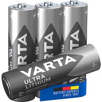 4 VARTA Batterien ULTRA LITHIUM Mignon AA 1,5 V von Varta