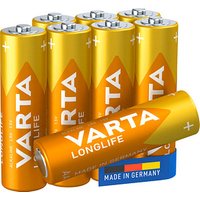 8 VARTA Batterien LONGLIFE Mignon AA 1,5 V von Varta