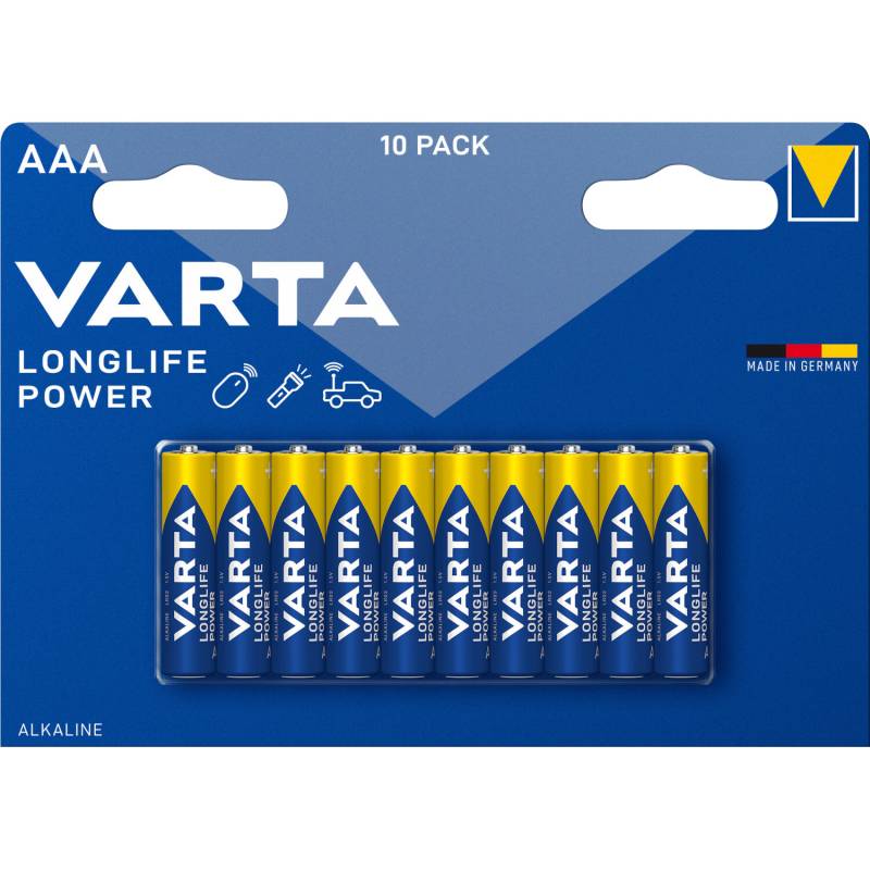 AAA Batterien Varta Longlife Power 10 Stück AAA Batterien Varta Longlife Power 10 Stück von Varta