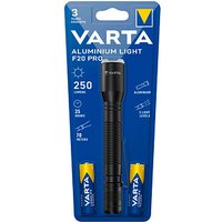 VARTA Aluminuim Light F20 Pro LED Taschenlampe schwarz, 250 Lumen VARTA Aluminuim Light F20 Pro LED Taschenlampe schwarz, 250 Lumen von Varta