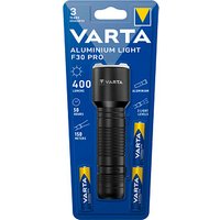 VARTA Aluminuim Light F30 Pro LED Taschenlampe schwarz, 400 Lumen von Varta