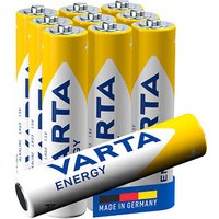 10 VARTA Batterien ENERGY Micro AAA 1,5 V von Varta