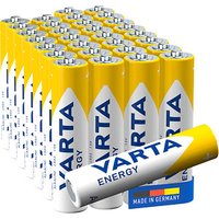 30 VARTA Batterien ENERGY Micro AAA 1,5 V von Varta