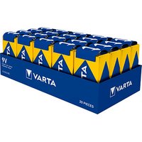 20 VARTA Batterien LONGLIFE Power E-Block 9,0 V von Varta