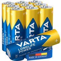 10 VARTA Batterien LONGLIFE Power Mignon AA 1,5 V von Varta