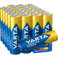 24 VARTA Batterien LONGLIFE Power Mignon AA 1,5 V von Varta