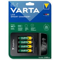 VARTA LCD SMART CHARGER+ Akku-Ladegerät inkl. Akkus von Varta