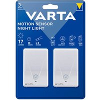 2 VARTA LED-Außenleuchten mit Bewegungsmelder Motion Sensor Night Light, weiß von Varta