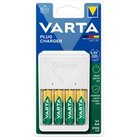 VARTA Plug Charger Akku-Schnellladegerät inkl. Akkus von Varta