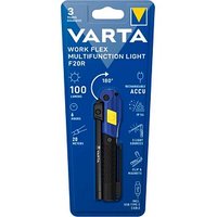 VARTA Work Flex® F20R LED Taschenlampe schwarz 12,0 cm, 100 Lumen, 1 St. von Varta