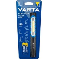 VARTA Work Flex® LED Taschenlampe schwarz 17,3 cm, 110 Lumen, 1 St. von Varta