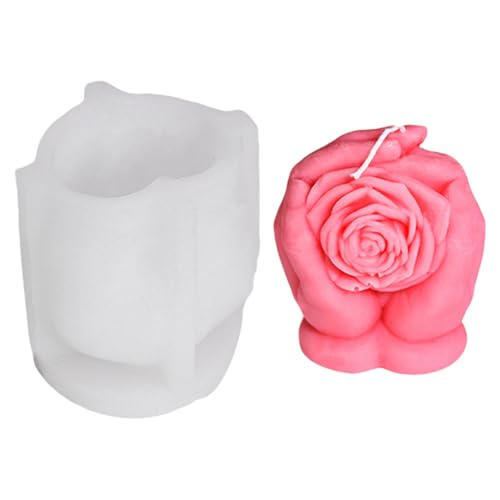 Silikonformen Gießformen Blumen, 3D Silikonform Blumen Tulpe Pfingstrose, DIY Silikonform Blumenkugel, Silikonformen Gießformen, Gießformen Silikon, für DIY Handwerke Deko (C) von Vartegas