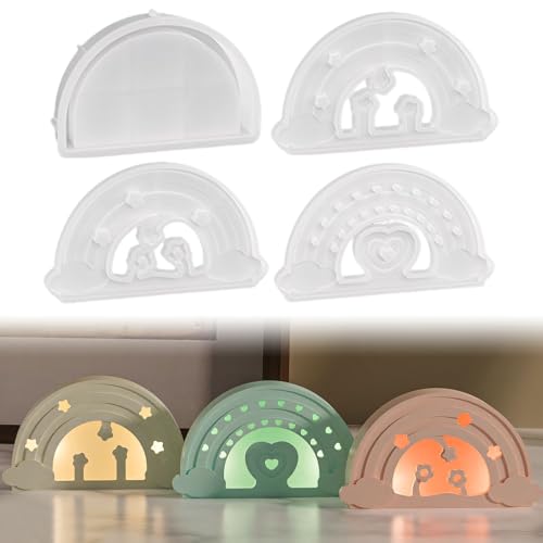 Silikonformen Gießformen Regenbogenbrücken, hole Gießformen Silikon Kerzenhalter, Giessformen Silikon Teelichthalter, Regenbogen Kerzen Silikonformen, für DIY Harzguss Kunst Handwerk Silikonformen Gießformen Regenbogenbrücken, hole Gießformen Silikon Kerzenhalter, Giessformen Silikon Teelichthalter, Regenbogen Kerzen Silikonformen, für DIY Harzguss Kunst Handwerk von Vartegas