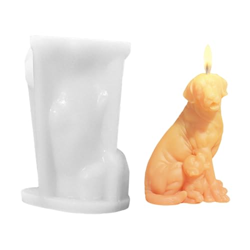 Vartegas 2er Set Silikonformen Hunde Und Katzen 3D Gießform Für Kerzen Seifen Gips DIY Basteln Mit Flexibler Struktur Und Langlebiger Qualität (A) von Vartegas