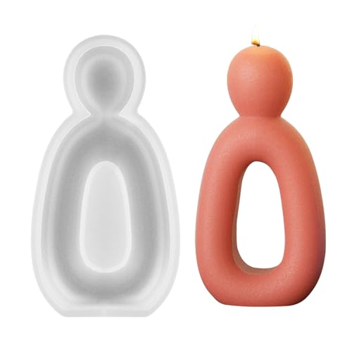 Vartegas 3 Größen Silikon Gießformen Für DIY Kerzen Gips Handwerk Kerzenformen 3D Texturen Epoxidharz Zement (B) von Vartegas