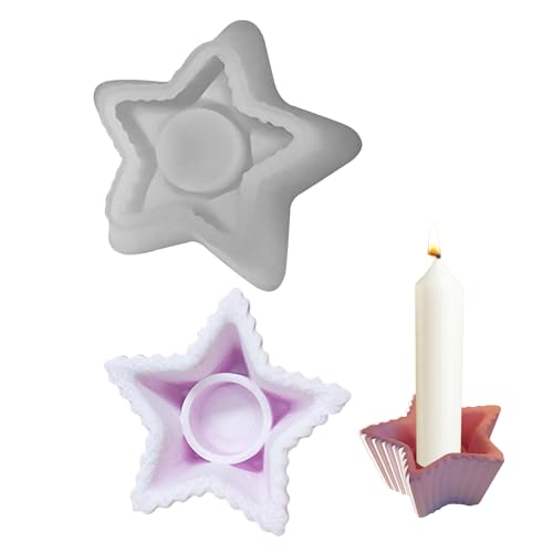 Vartegas Silikon Gießform Kerzenständer Blumenkugel 3D Design Für DIY Kerzenherstellung Handwerk Seifenformen Mit Stabilen Rahmen (A) von Vartegas