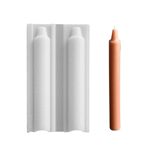 Vartegas Silikon Kerzenformen Zylinder Gießformen DIY Basteln Für Kerzen Seife Wachs Handarbeiten Professionelle Handwerk Herstellung (B) von Vartegas
