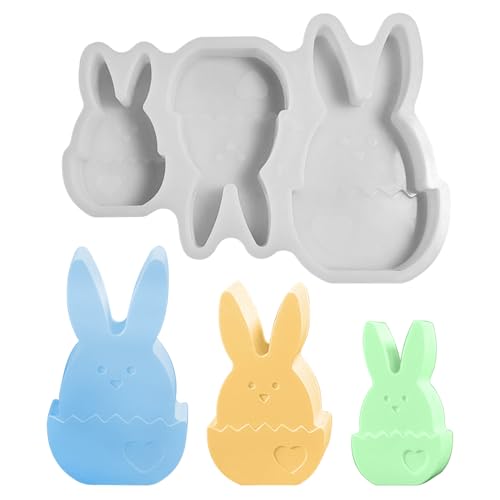 Vartegas Silikonformen Baking Mold Hasenform Epoxidharz Gießform Für Kuchendekoration Schokolade DIY Geschenke von Vartegas