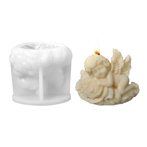 Vartegas Silikonformen Gießformen 3D Kerzenform DIY Kerzenherstellung Für Handgemachte Seifen und Duftkerzen (A) von Vartegas