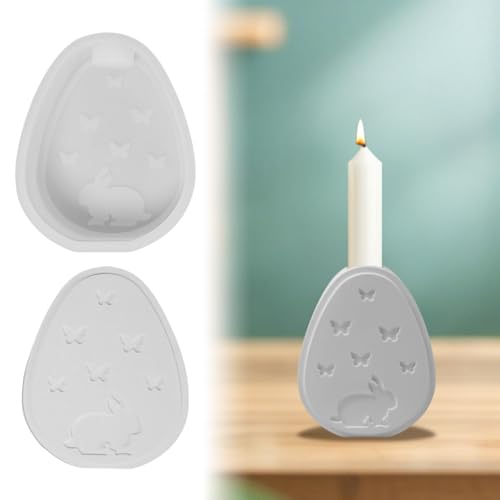 Vartegas Silikonformen Gießformen Osterei Kerzenständer Gipsformen Zum Gießen für Osterdekoration DIY Handwerk mit Lebensmittelechtem Material Vartegas Silikonformen Gießformen Osterei Kerzenständer Gipsformen Zum Gießen für Osterdekoration DIY Handwerk mit Lebensmittelechtem Material von Vartegas