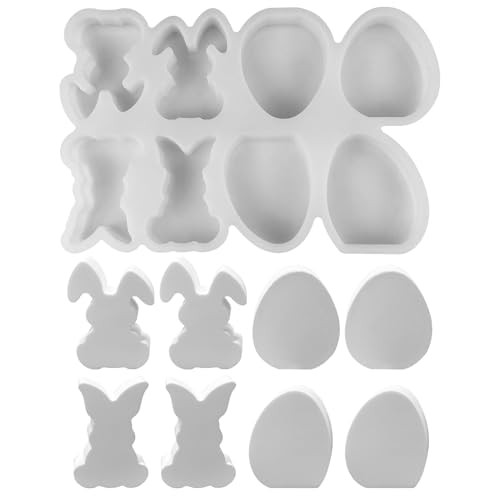 Vartegas Silikonformen Gießformen Ostern Hase Ostereier Gipsformen Zum Gießen DIY Osterdekoration Silikonform Für Osterfiguren Handmade Crafts Vartegas Silikonformen Gießformen Ostern Hase Ostereier Gipsformen Zum Gießen DIY Osterdekoration Silikonform Für Osterfiguren Handmade Crafts von Vartegas