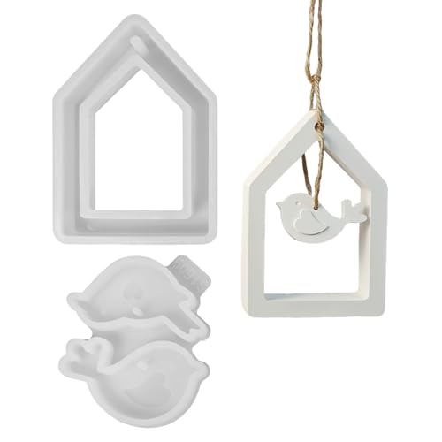 Vartegas Silikonformen Haus Vogel Gießformen Frühling Gipsformen Für DIY Kerzen Und Geschenke Vartegas Silikonformen Haus Vogel Gießformen Frühling Gipsformen Für DIY Kerzen Und Geschenke von Vartegas