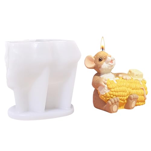 Vartegas Tier Silikonformen 3D Gießformen Für Schokolade Seife Kerzen DIY Handwerk Fondant Präzise Details Hitzebeständiges Material Mehrfach Verwendbar Kreatives Geschenk (A) von Vartegas