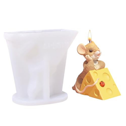 Vartegas Tier Silikonformen 3D Gießformen Für Schokolade Seife Kerzen DIY Handwerk Fondant Präzise Details Hitzebeständiges Material Mehrfach Verwendbar Kreatives Geschenk (B) von Vartegas