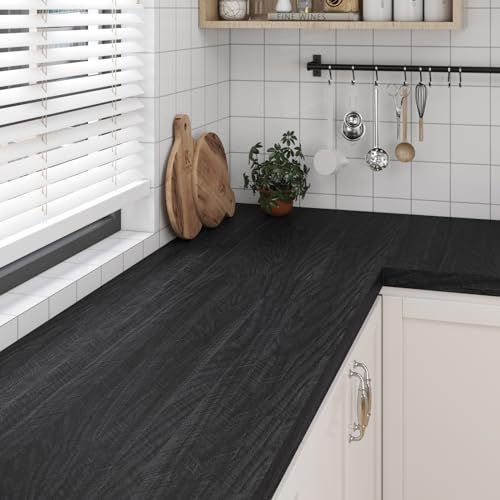 VaryPaper Holztapete Dunkelgrau Möbelfolie Holz 40cmx200cm Klebefolie Möbel Holzoptik Holzfolie Selbstklebend für Möbel Folie Arbeitsplatte Küche Schrank Folie Selbstklebend Esstisch Kommode Regal VaryPaper Holztapete Dunkelgrau Möbelfolie Holz 40cmx200cm Klebefolie Möbel Holzoptik Holzfolie Selbstklebend für Möbel Folie Arbeitsplatte Küche Schrank Folie Selbstklebend Esstisch Kommode Regal von VaryPaper