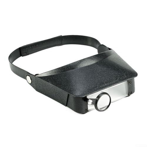 Kopflupe für Damen und Herren, Kopfband, Lupe mit 3 austauschbaren Gläsern, 1,5 x 3 x 9,5 x 11 x verstellbar, Schwarz Kopflupe für Damen und Herren, Kopfband, Lupe mit 3 austauschbaren Gläsern, 1,5 x 3 x 9,5 x 11 x verstellbar, Schwarz von Vasiumic