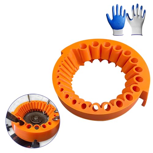 Bohrerschleifgerät & Schärfgerät Universal - Präzisionsschliff für 2-13 mm Bohrer, Kompatibel mit Winkelschleifer & 125 mm Schleifmaschinen, Langlebig durch Edelstahl-Komponenten von Vauki