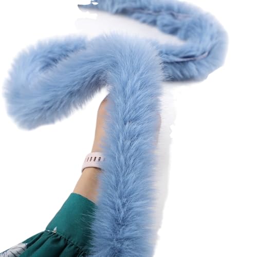10m Kunstfell Band Breite 6cm Kunstfuchspelzband Dekoband Kunstfell Bordüre Plüschband Kunstpelz Pelzband zum Basteln Für DIY Nähen Handwerk Kleidung Weihnachtsdekorationen,Blau 10m Kunstfell Band Breite 6cm Kunstfuchspelzband Dekoband Kunstfell Bordüre Plüschband Kunstpelz Pelzband zum Basteln Für DIY Nähen Handwerk Kleidung Weihnachtsdekorationen,Blau von Vayliro