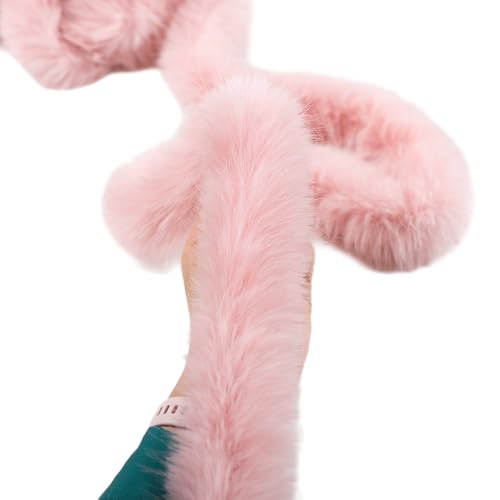 10m Kunstfell Band Breite 6cm Kunstfuchspelzband Dekoband Kunstfell Bordüre Plüschband Kunstpelz Pelzband zum Basteln Für DIY Nähen Handwerk Kleidung Weihnachtsdekorationen,Rosa 10m Kunstfell Band Breite 6cm Kunstfuchspelzband Dekoband Kunstfell Bordüre Plüschband Kunstpelz Pelzband zum Basteln Für DIY Nähen Handwerk Kleidung Weihnachtsdekorationen,Rosa von Vayliro
