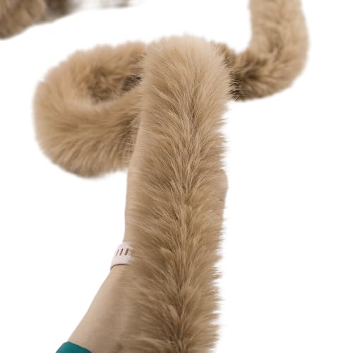 2m Kunstfell Band Breite 6cm Kunstfuchspelzband Dekoband Kunstfell Bordüre Plüschband Kunstpelz Pelzband zum Basteln Für DIY Nähen Handwerk Kleidung Weihnachtsdekorationen,Khaki 2m Kunstfell Band Breite 6cm Kunstfuchspelzband Dekoband Kunstfell Bordüre Plüschband Kunstpelz Pelzband zum Basteln Für DIY Nähen Handwerk Kleidung Weihnachtsdekorationen,Khaki von Vayliro