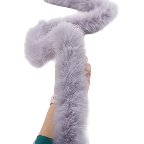 3m Kunstfell Band Breite 6cm Kunstfuchspelzband Dekoband Kunstfell Bordüre Plüschband Kunstpelz Pelzband zum Basteln Für DIY Nähen Handwerk Kleidung Weihnachtsdekorationen,Hellgrau 3m Kunstfell Band Breite 6cm Kunstfuchspelzband Dekoband Kunstfell Bordüre Plüschband Kunstpelz Pelzband zum Basteln Für DIY Nähen Handwerk Kleidung Weihnachtsdekorationen,Hellgrau von Vayliro