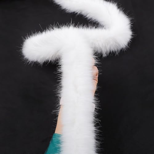5m Kunstfell Band Breite 6cm Kunstfuchspelzband Dekoband Kunstfell Bordüre Plüschband Kunstpelz Pelzband zum Basteln Für DIY Nähen Handwerk Kleidung Weihnachtsdekorationen,Weiß 5m Kunstfell Band Breite 6cm Kunstfuchspelzband Dekoband Kunstfell Bordüre Plüschband Kunstpelz Pelzband zum Basteln Für DIY Nähen Handwerk Kleidung Weihnachtsdekorationen,Weiß von Vayliro