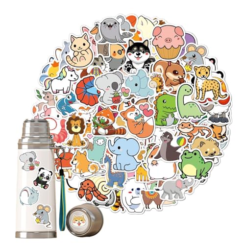 Vbnuyhim Tieraufkleber, Tieraufkleber Pack | 100 niedliche Tieraufkleber | wasserfeste Aufkleber, Deko für Mottoparty, Graffiti, bunte Sticker-Pakete für Vbnuyhim Tieraufkleber, Tieraufkleber Pack | 100 niedliche Tieraufkleber | wasserfeste Aufkleber, Deko für Mottoparty, Graffiti, bunte Sticker-Pakete für von Vbnuyhim