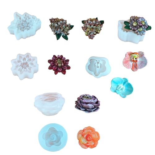 6 Stück Auto hängende Formen Blume Silikon Gipsformen Ornament Epoxidharz Formen für Büro Zuhause Dekorationen 6 Stück Auto hängende Formen Blume Silikon Gipsformen Ornament Epoxidharz Formen für Büro Zuhause Dekorationen von Vdaxvme