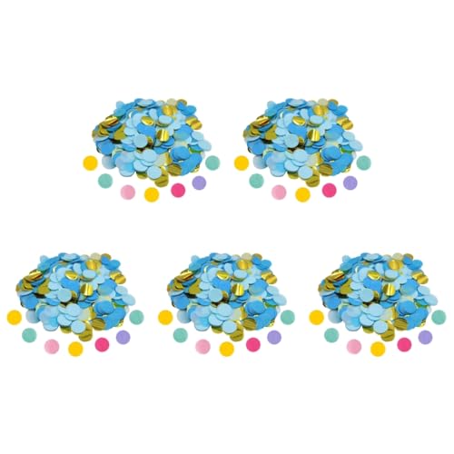 Bunte runde Papierballonfüller, Pailletten, gemischte Farben, Papierausschnitte, Hochzeits-Party-Dekorationen, 5 Stück Bunte runde Papierballonfüller, Pailletten, gemischte Farben, Papierausschnitte, Hochzeits-Party-Dekorationen, 5 Stück von Vdaxvme