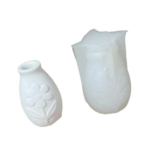 Flexible Silikonvase Form Kinder Handwerk Machen Werkzeug Multi Zweck Miniatur Blumenarrangement Kunstversorgungen Schimmel Einfache Reinigung von Vdaxvme