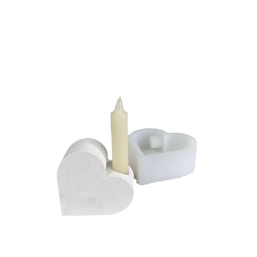 Herz-Kerzenhalter-Form, 3D-Halter, Silikonform für die Herstellung von Halter, Ornament, Epoxidharz, Silikonformen Herz-Kerzenhalter-Form, 3D-Halter, Silikonform für die Herstellung von Halter, Ornament, Epoxidharz, Silikonformen von Vdaxvme