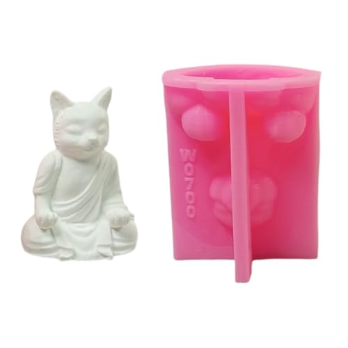 Schöne Tierische Kerzenform Katze Silikonform Gussform Formen Orament Epoxidharz Formen Plastern Formen Formen von Vdaxvme