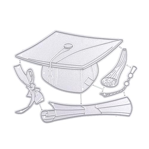 Stanzformen für Abschlussfeiern, Junggesellenabschied, Metall, für selbstgemachte Karten, Prägung, Papier, Scrapbooking, Albumdekoration von Vdaxvme